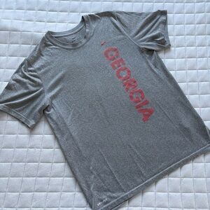 Nike Men’s Dri-FIT Gray Georgia Tee/T-Shirt